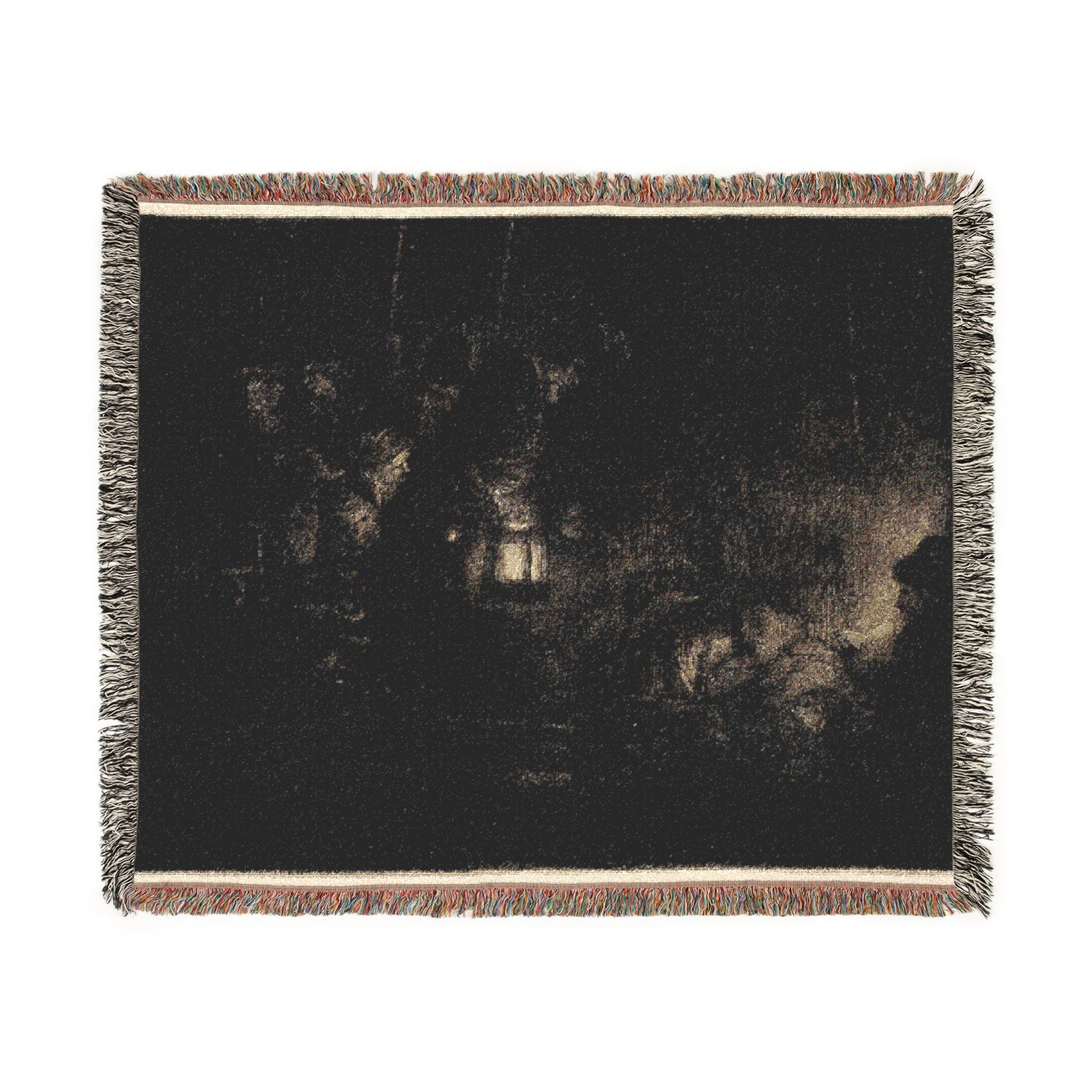 Rembrandt van Rijn - The Adoration of the Shepherds A Night Piece | Woven Tapestry Blanket
