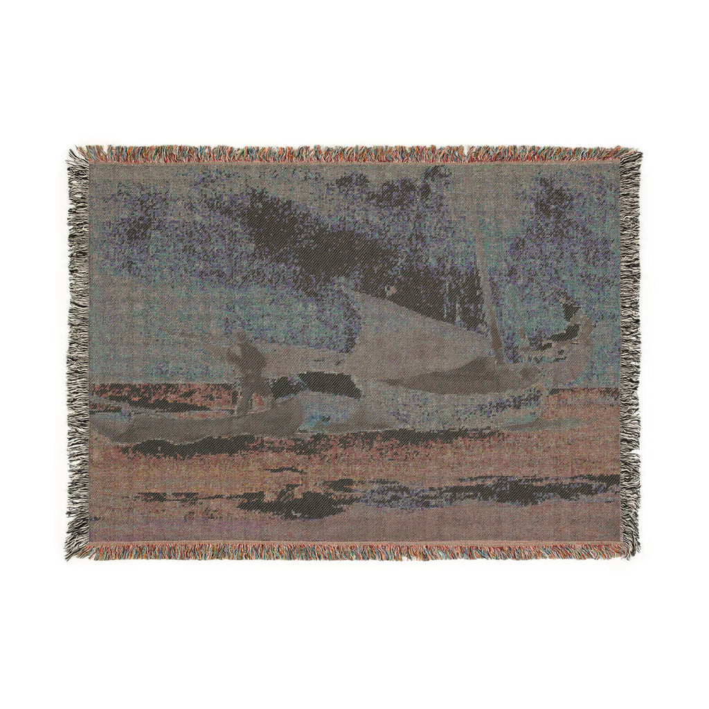 Winslow Homer - Stowing Sail | Woven Tapestry Blanket