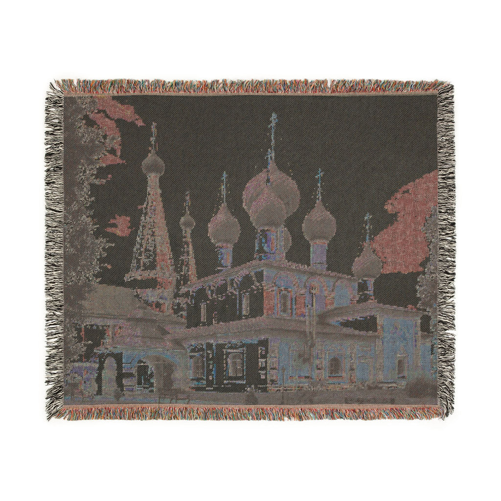 Church of the Beheading of Saint John the Baptist Alekseyevsky Monastery Uglich 2023-07-22 7459 | Woven Tapestry Blanket