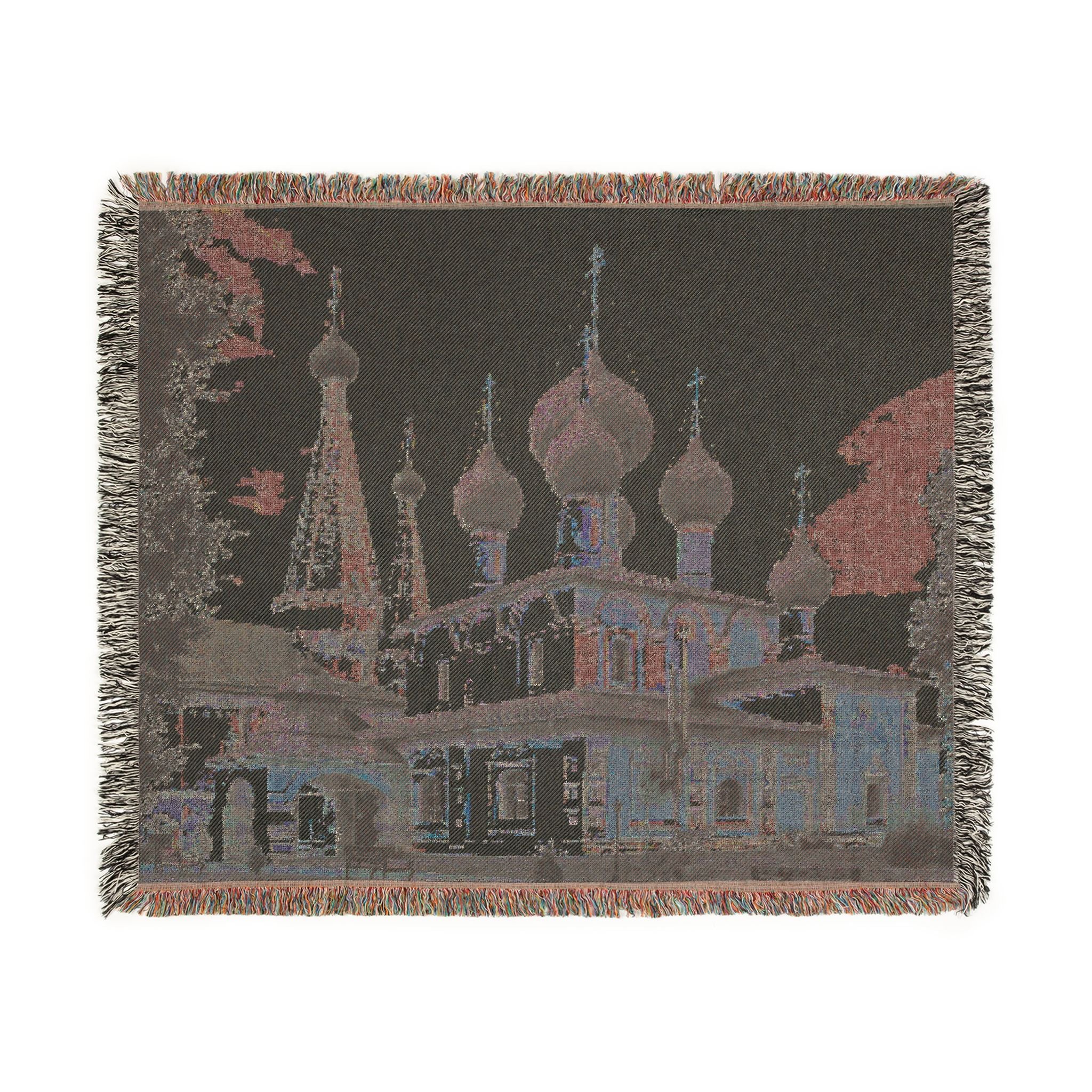 Church of the Beheading of Saint John the Baptist Alekseyevsky Monastery Uglich 2023-07-22 7459 | Woven Tapestry Blanket