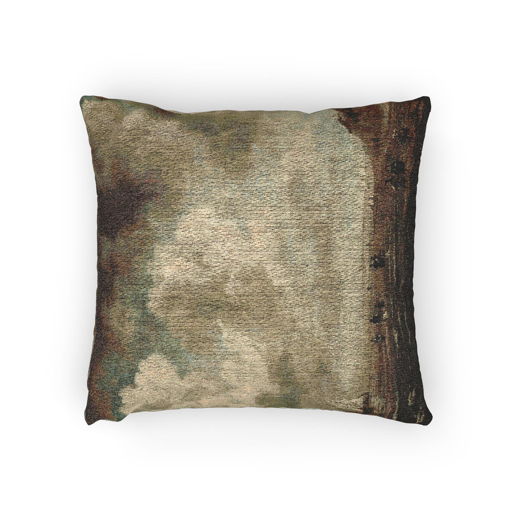 Naar Jacob van Ruisdael - Beach View - 154 - Mauritshuis | Woven Pillow