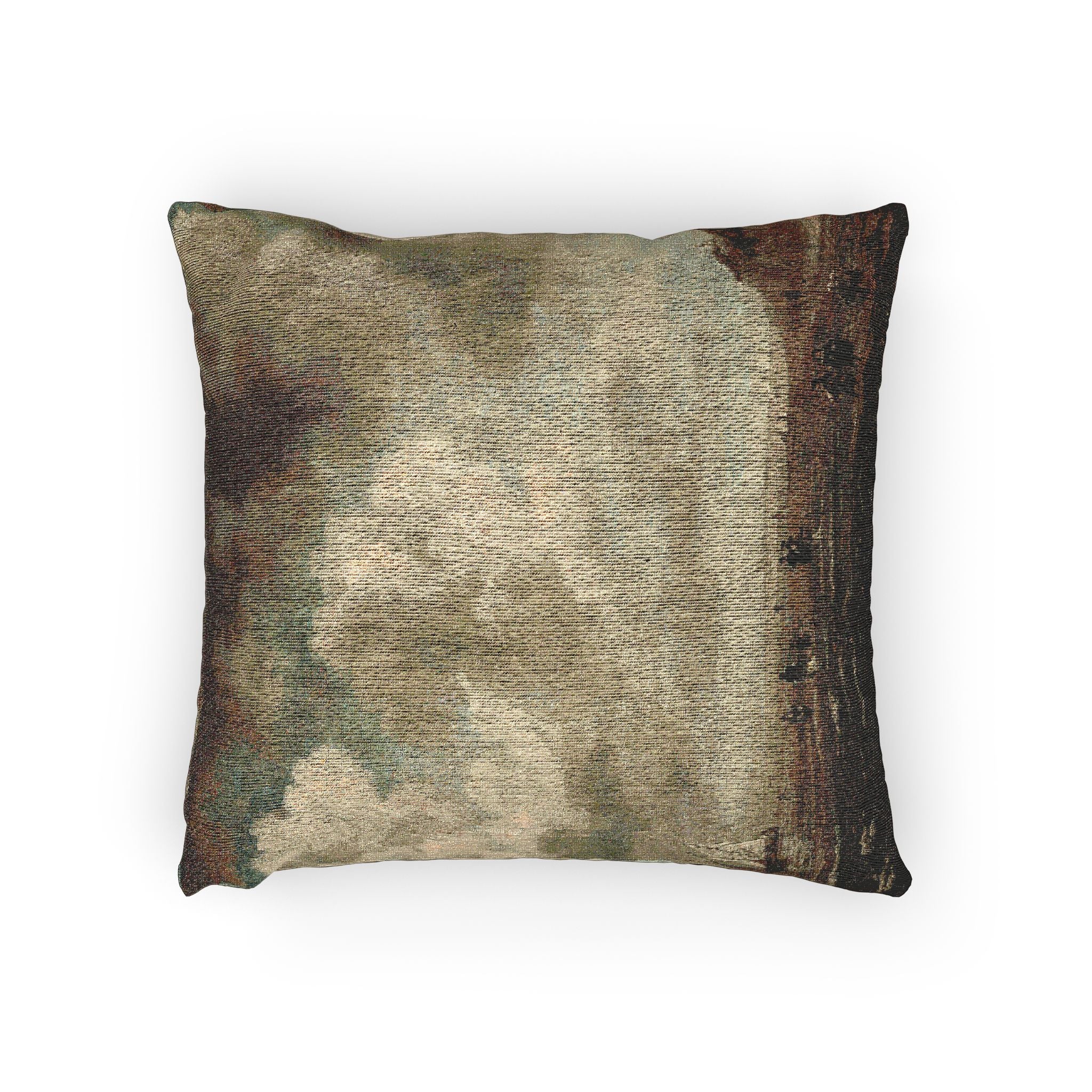 Naar Jacob van Ruisdael - Beach View - 154 - Mauritshuis | Woven Pillow