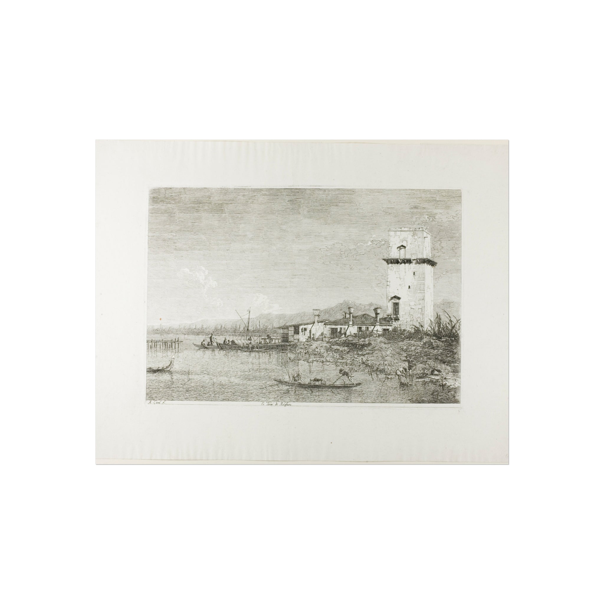 Canaletto - The Tower of Malghera, from Vedute | Fine Art Poster