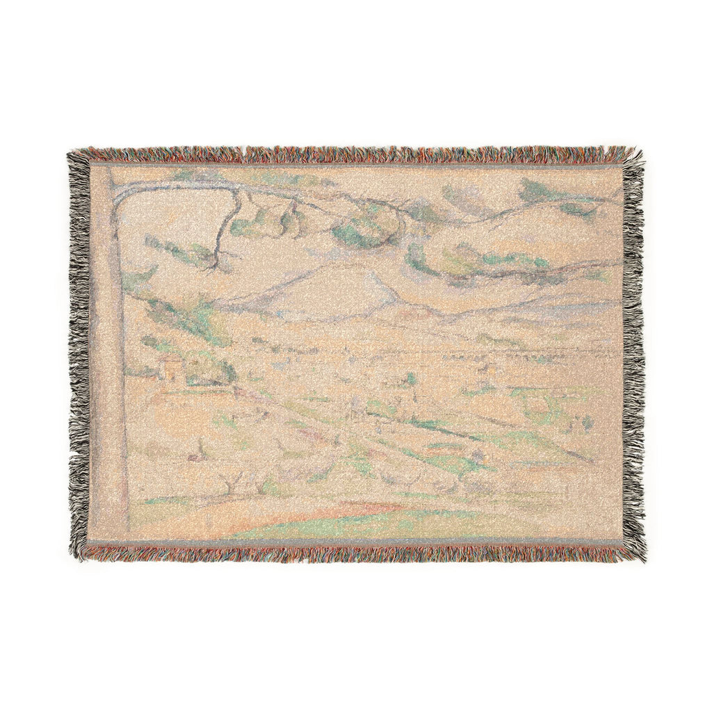 Paul Cezanne - Montagne Sainte-Victoire (The Arc Valley) | Woven Tapestry Blanket