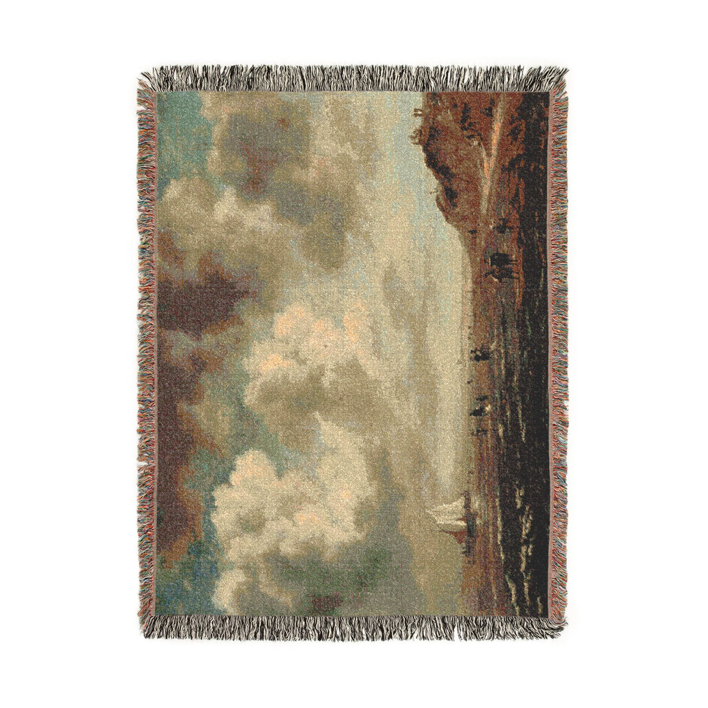 Naar Jacob van Ruisdael - Beach View - 154 - Mauritshuis | Woven Tapestry Blanket