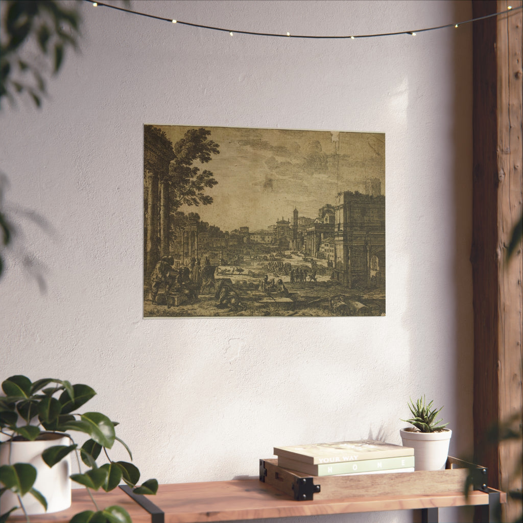 Claude Lorrain - The Roman Forum | Fine Art Poster