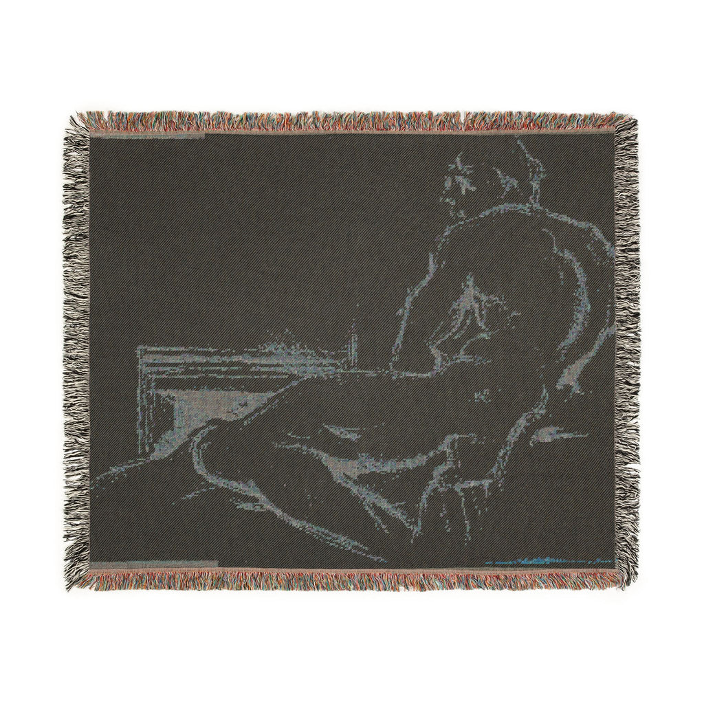 Paul Cezanne - Hercules Resting | Woven Tapestry Blanket