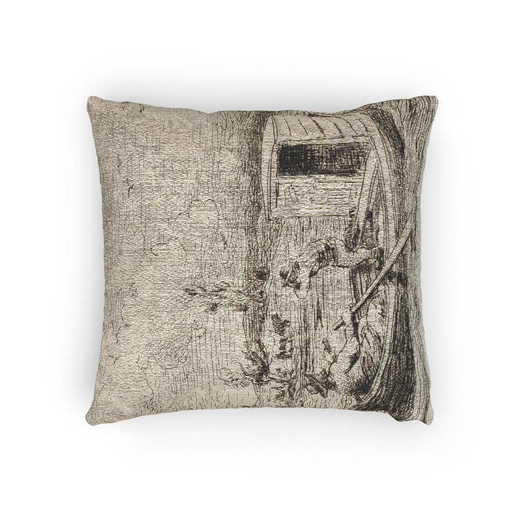 Charles François Daubigny - Cambronne's Word | Woven Pillow