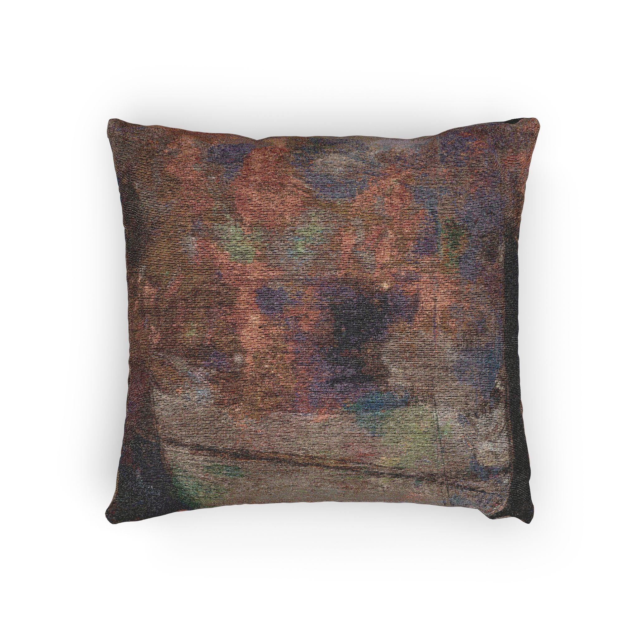 Odilon Redon - Flower Clouds | Woven Pillow