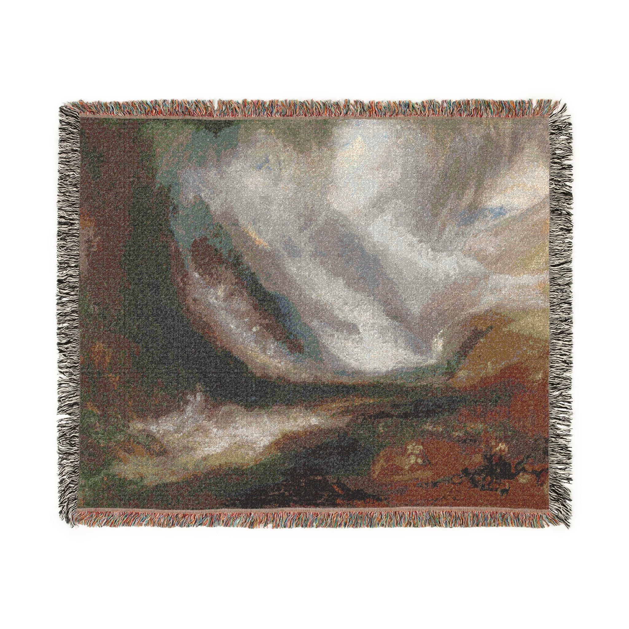 Valley of Aosta Snowstorm, Avalanche, and Thunderstorm J. M. W. Turner Tapestry Blanket