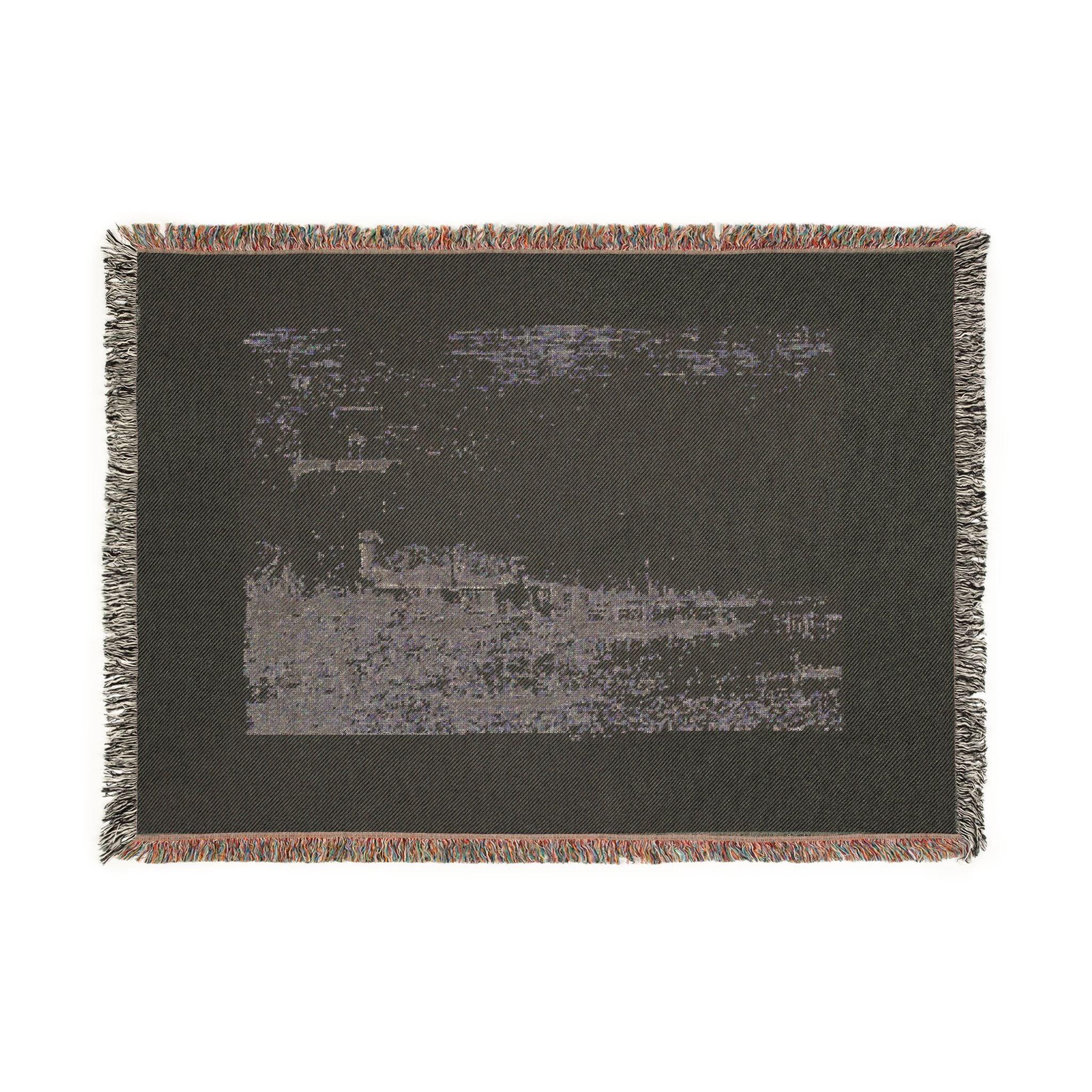 Canaletto - The Tower of Malghera, from Vedute | Woven Tapestry Blanket