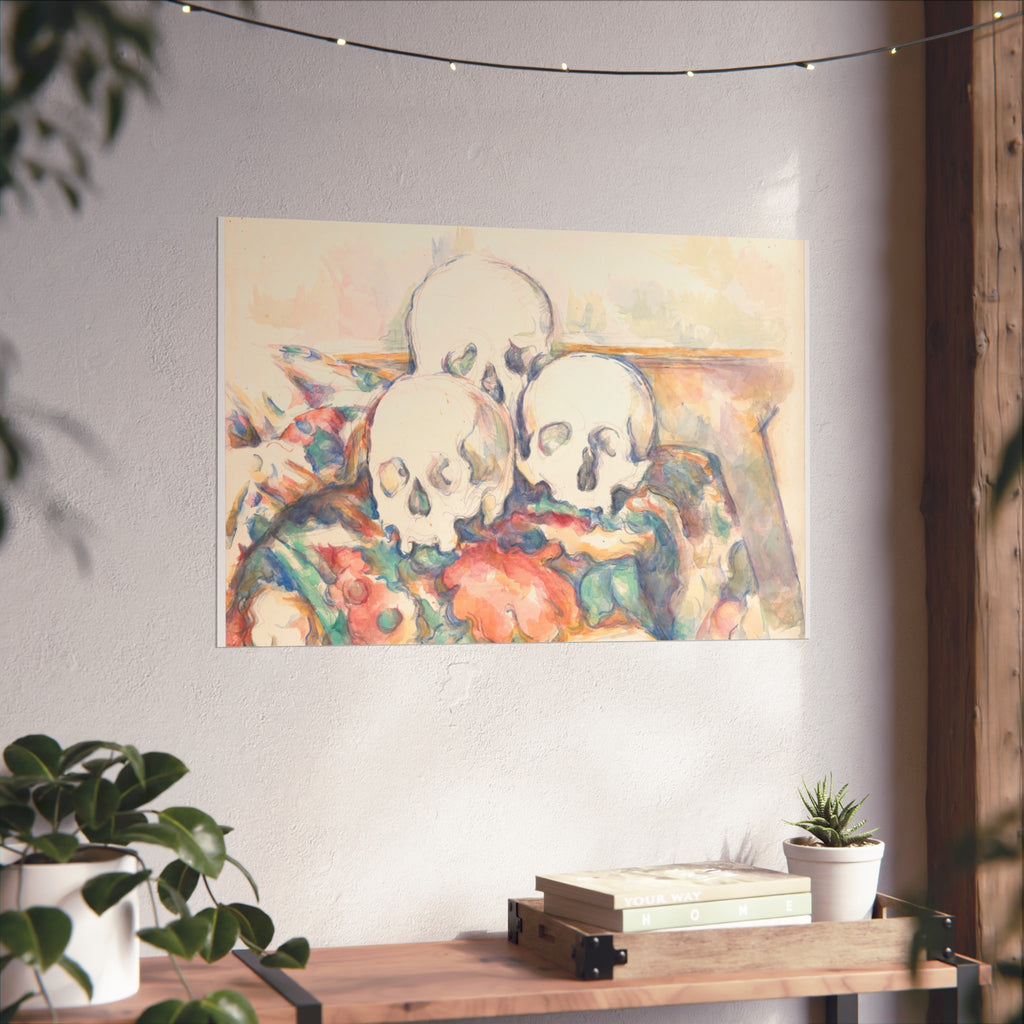 Paul Cezanne - The Three Skulls | Fine Art Poster