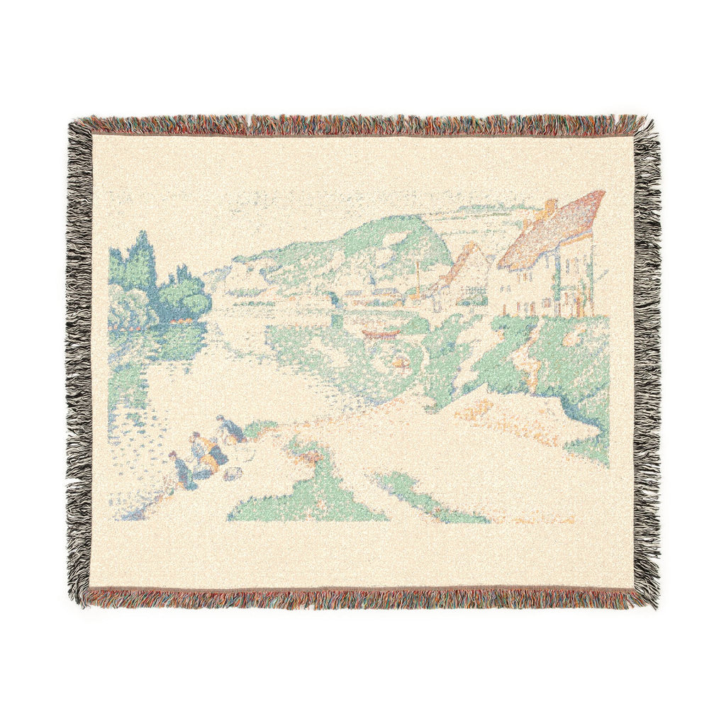 Paul Signac - The Andelys | Woven Tapestry Blanket
