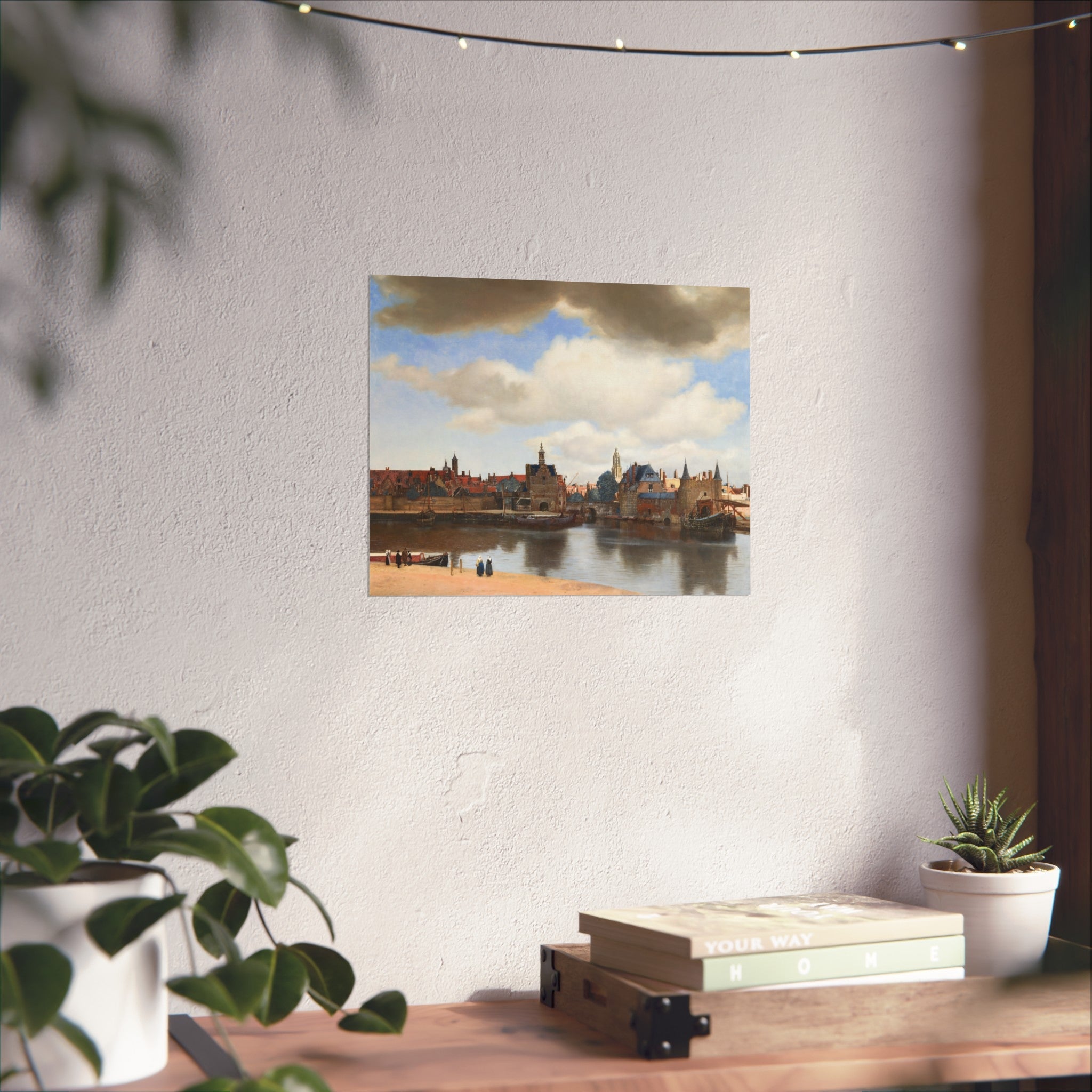 Johannes Vermeer - View of Delft - 92 - Mauritshuis | Fine Art Poster