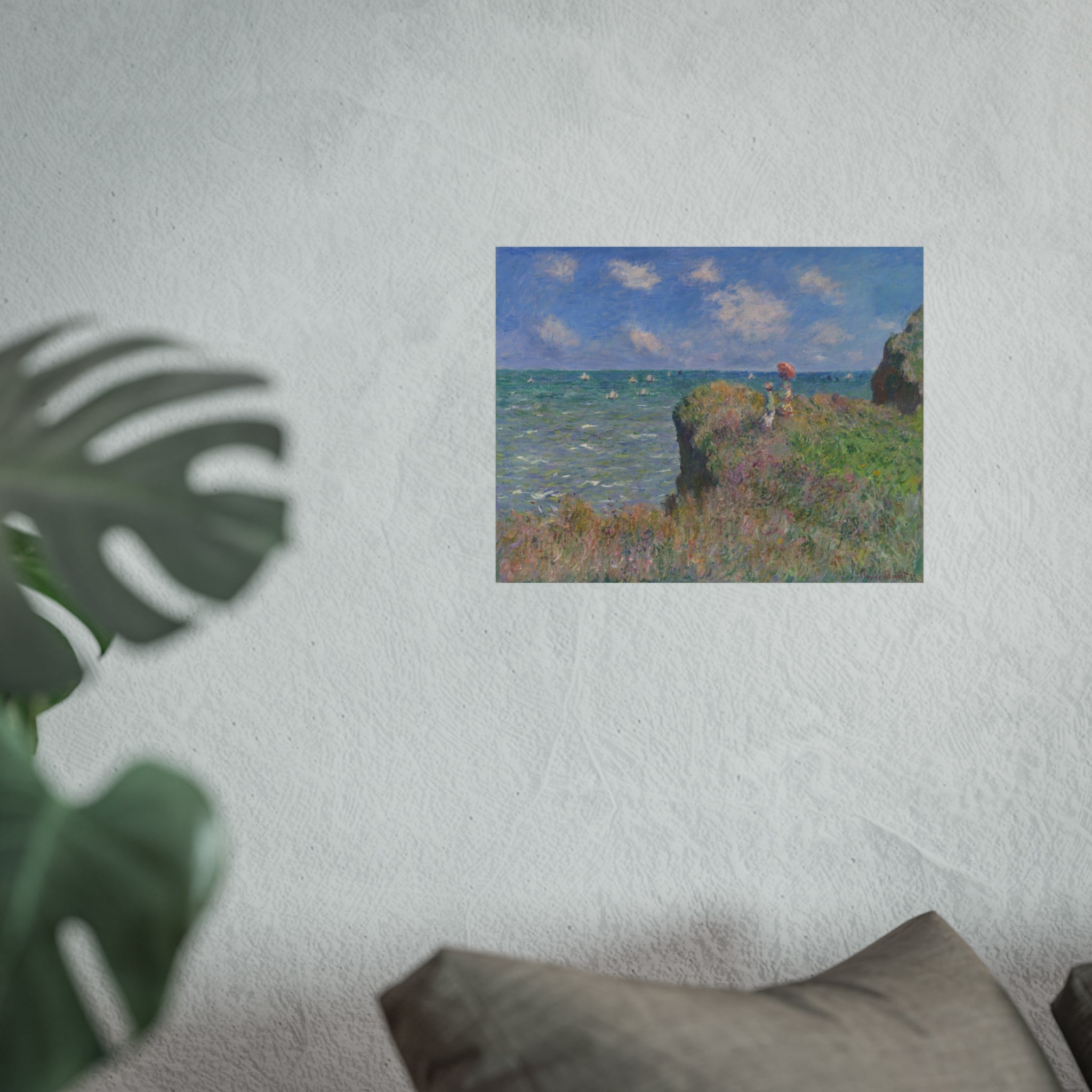 Claude Monet - Cliff Walk at Pourville | Fine Art Poster