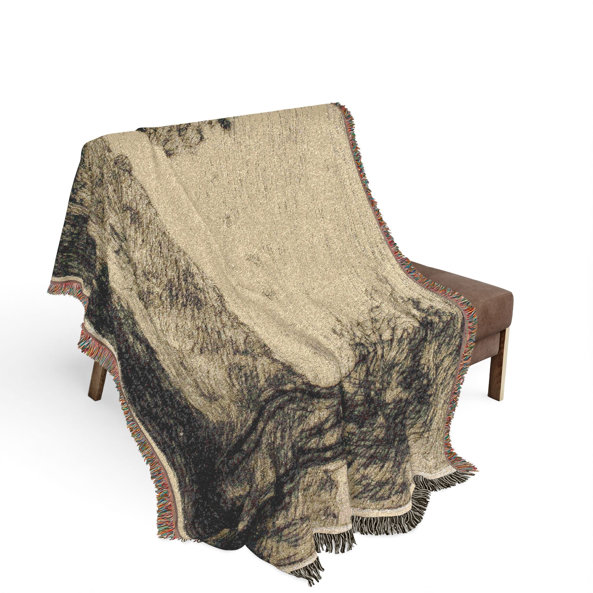 Wooded Countryside Camille Corot Tapestry Blanket