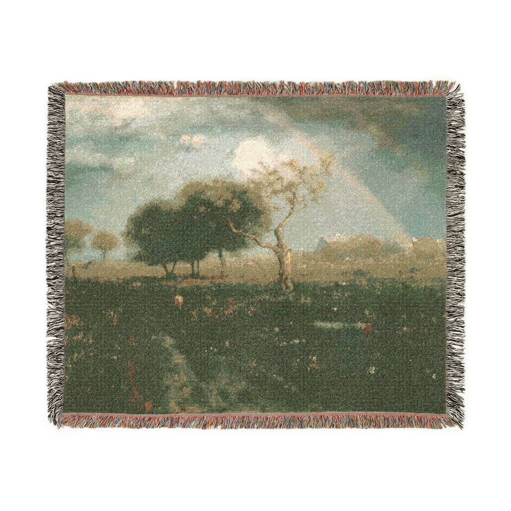 George Inness - After a Summer Shower | Woven Tapestry Blanket