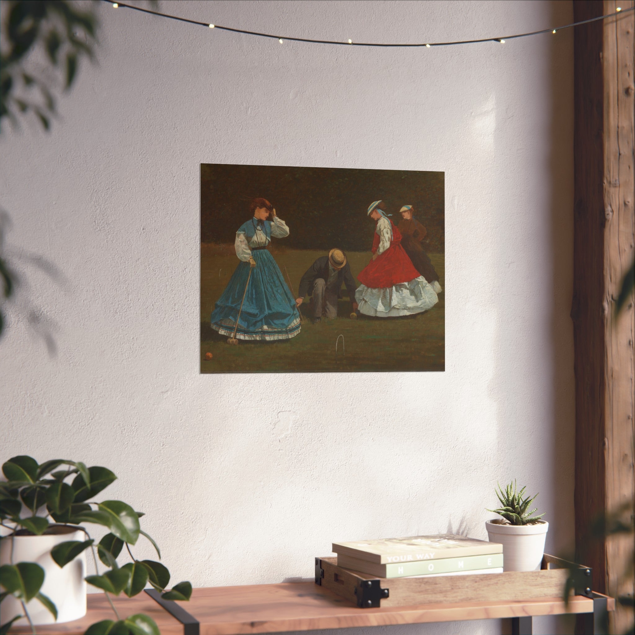 Winslow Homer - Croquet Scene | Fine Art Poster