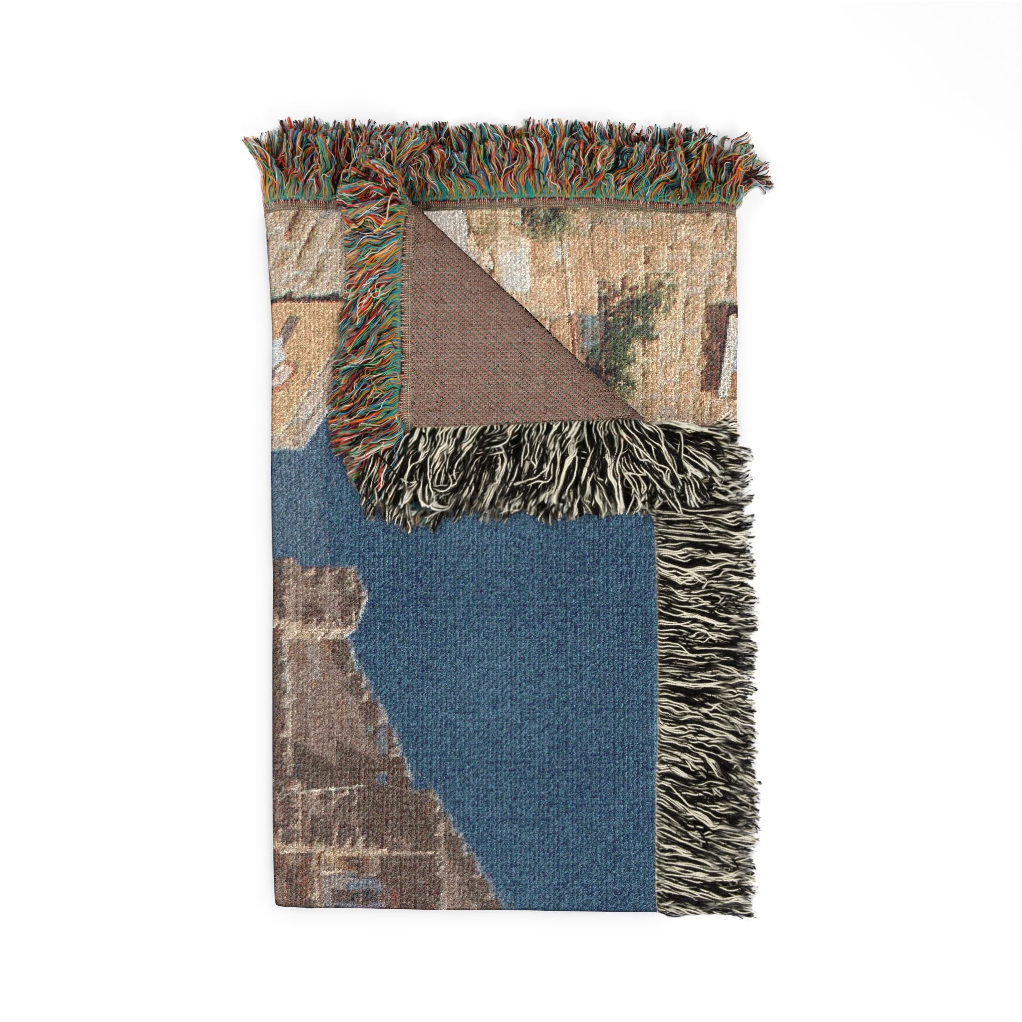 Shrine of the Beheading of Saint John the Baptist, Madaba, Jordan (دير اللاتين مادبا) | Woven Tapestry Blanket