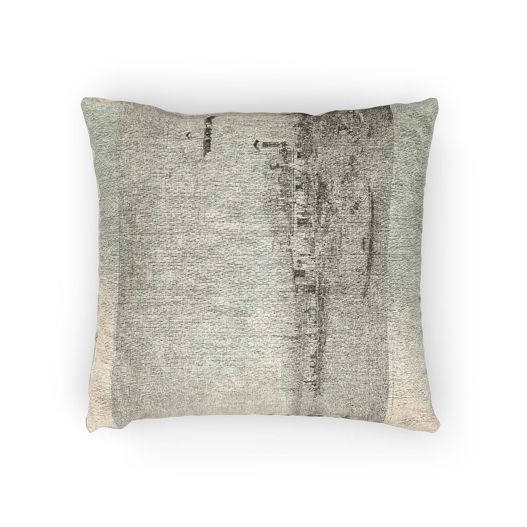 Canaletto - The Tower of Malghera, from Vedute | Woven Pillow