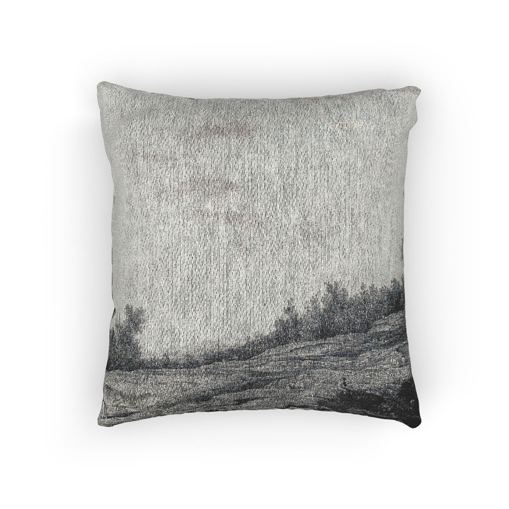 Aelbert Cuyp (1620 - 1691) - Spring landscape - 861G - Gemäldegalerie | Woven Pillow