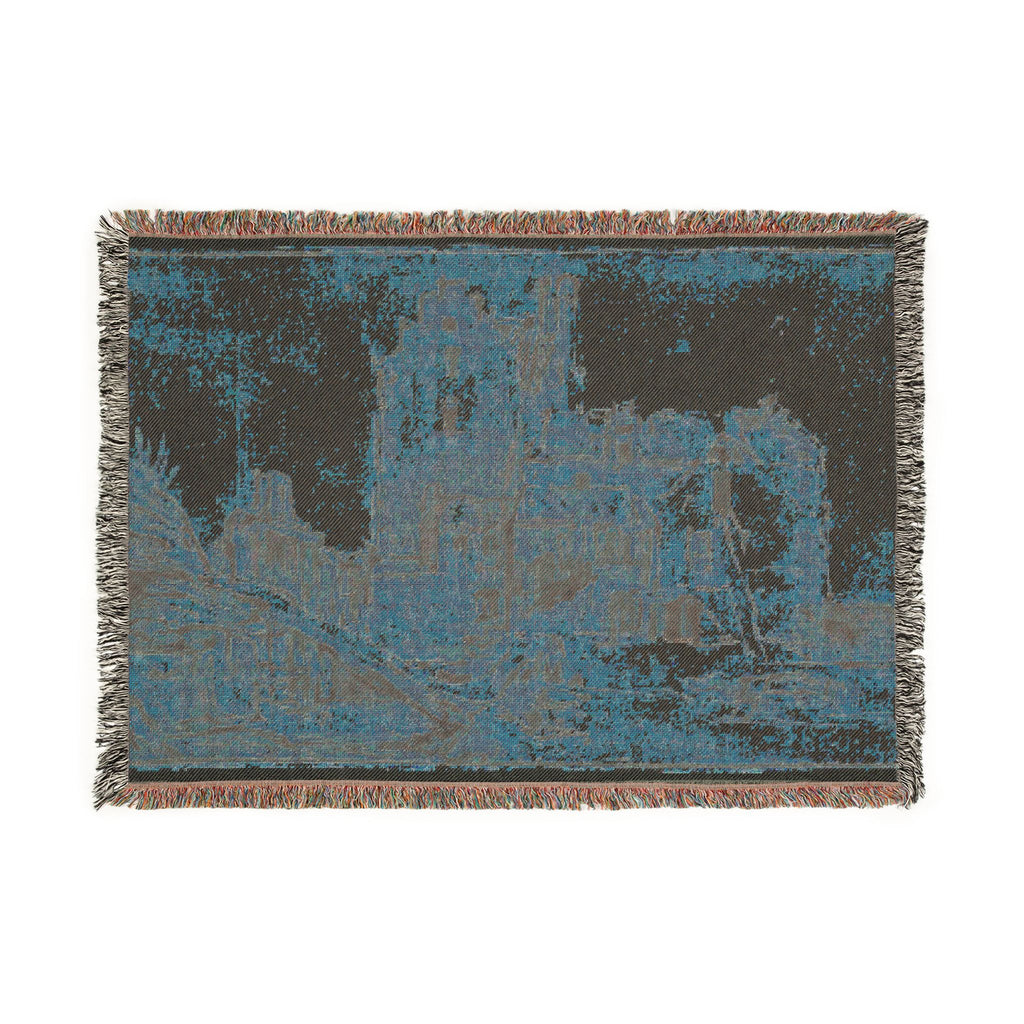 Rembrandt van Rijn - Kostverloren Castle in Decay | Woven Tapestry Blanket