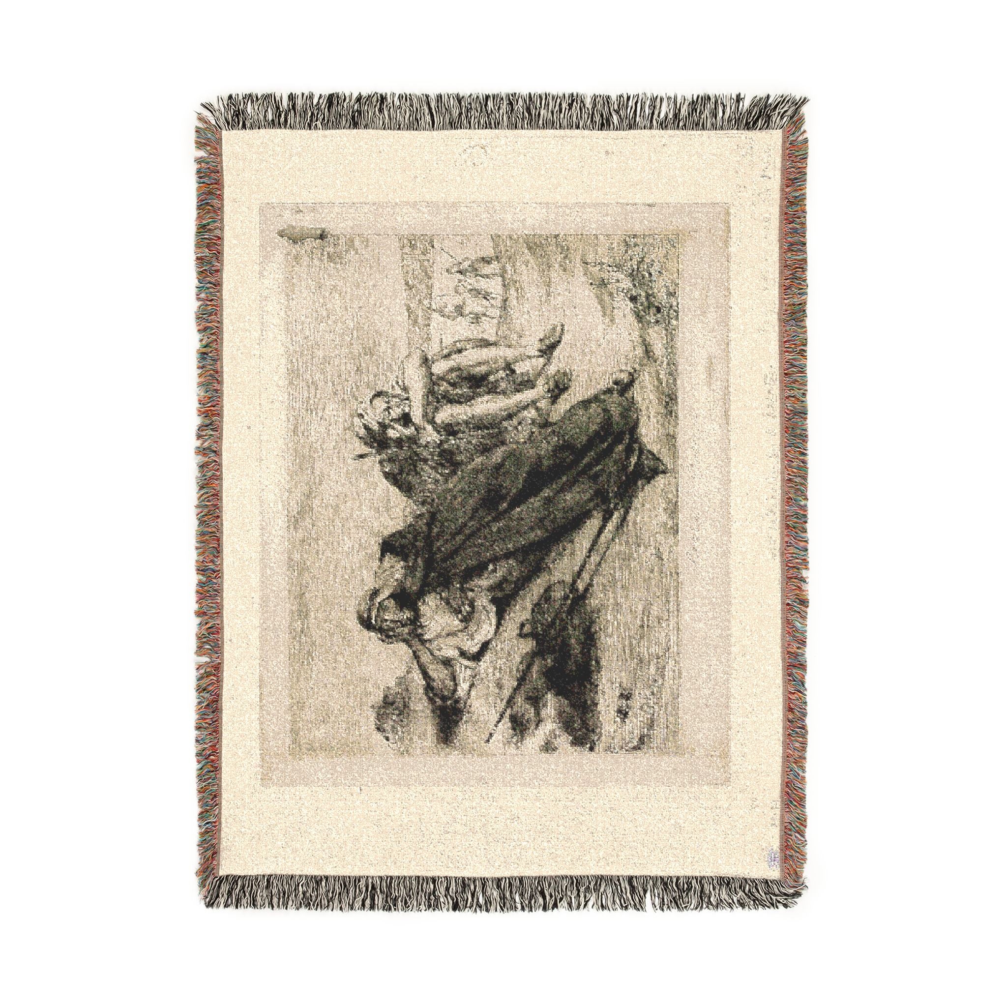 Eugène Delacroix - Arabs of Oran | Woven Tapestry Blanket