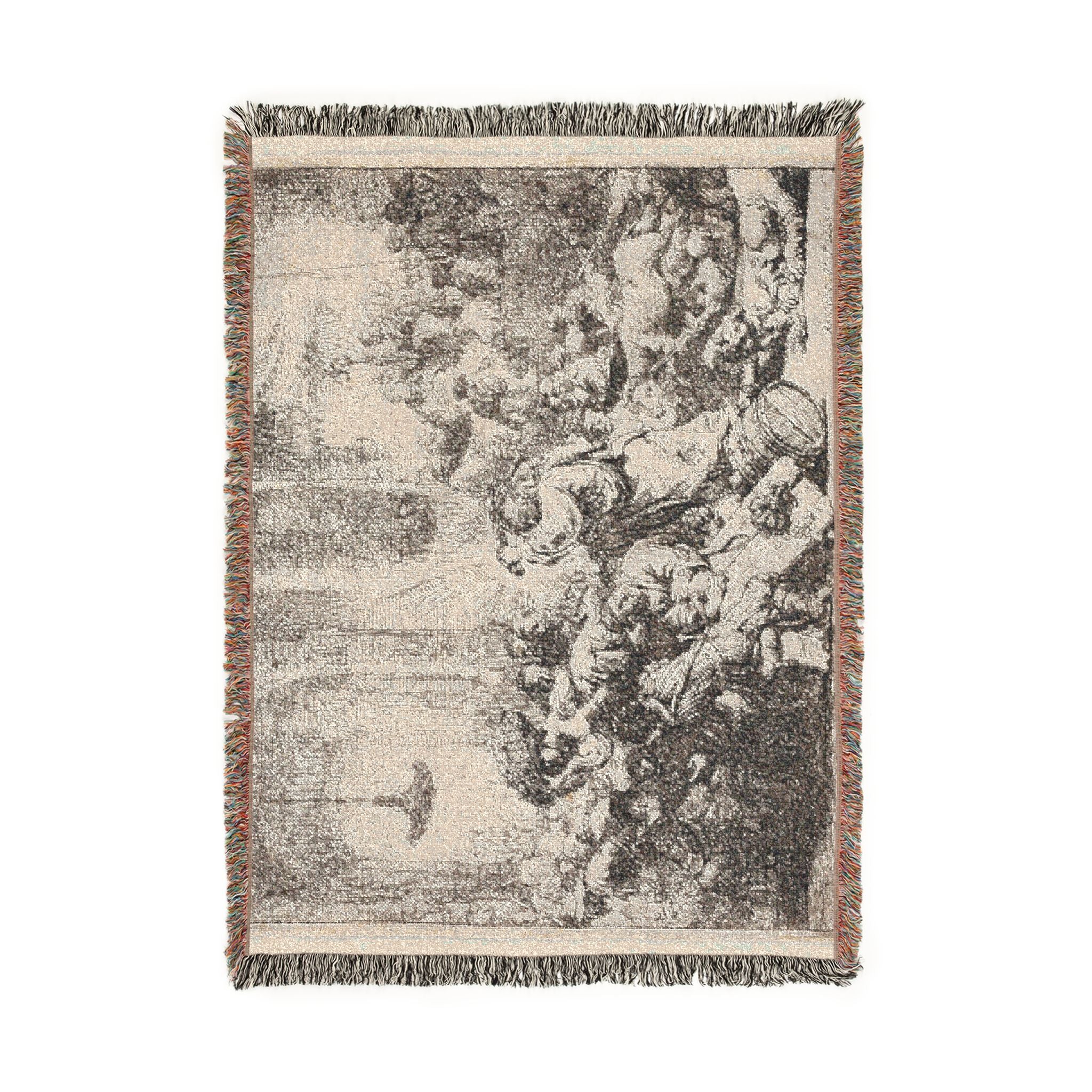Rembrandt van Rijn - Christ Driving the Money Changers from the Temple | Woven Tapestry Blanket