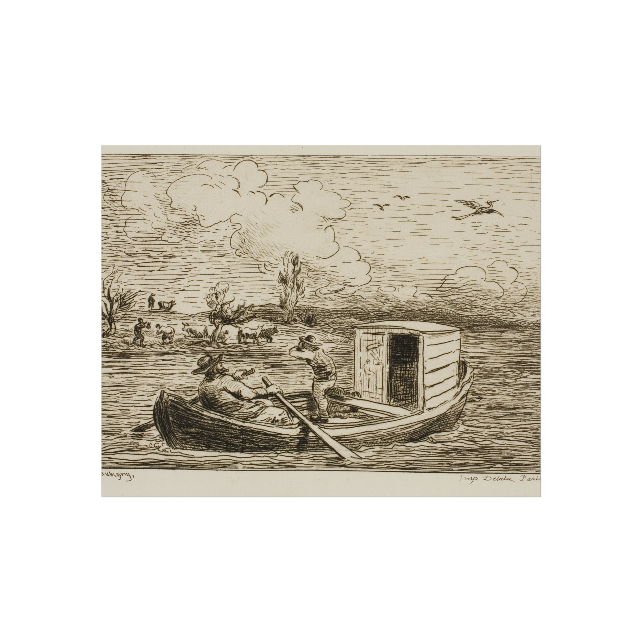 Cambronne's Word Charles François Daubigny Fine Art Poster