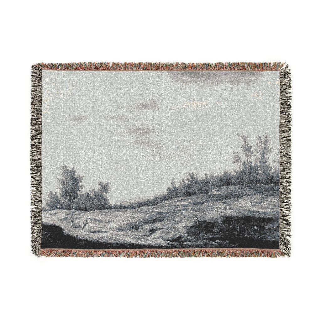 Aelbert Cuyp (1620 - 1691) - Spring landscape - 861G - Gemäldegalerie | Woven Tapestry Blanket