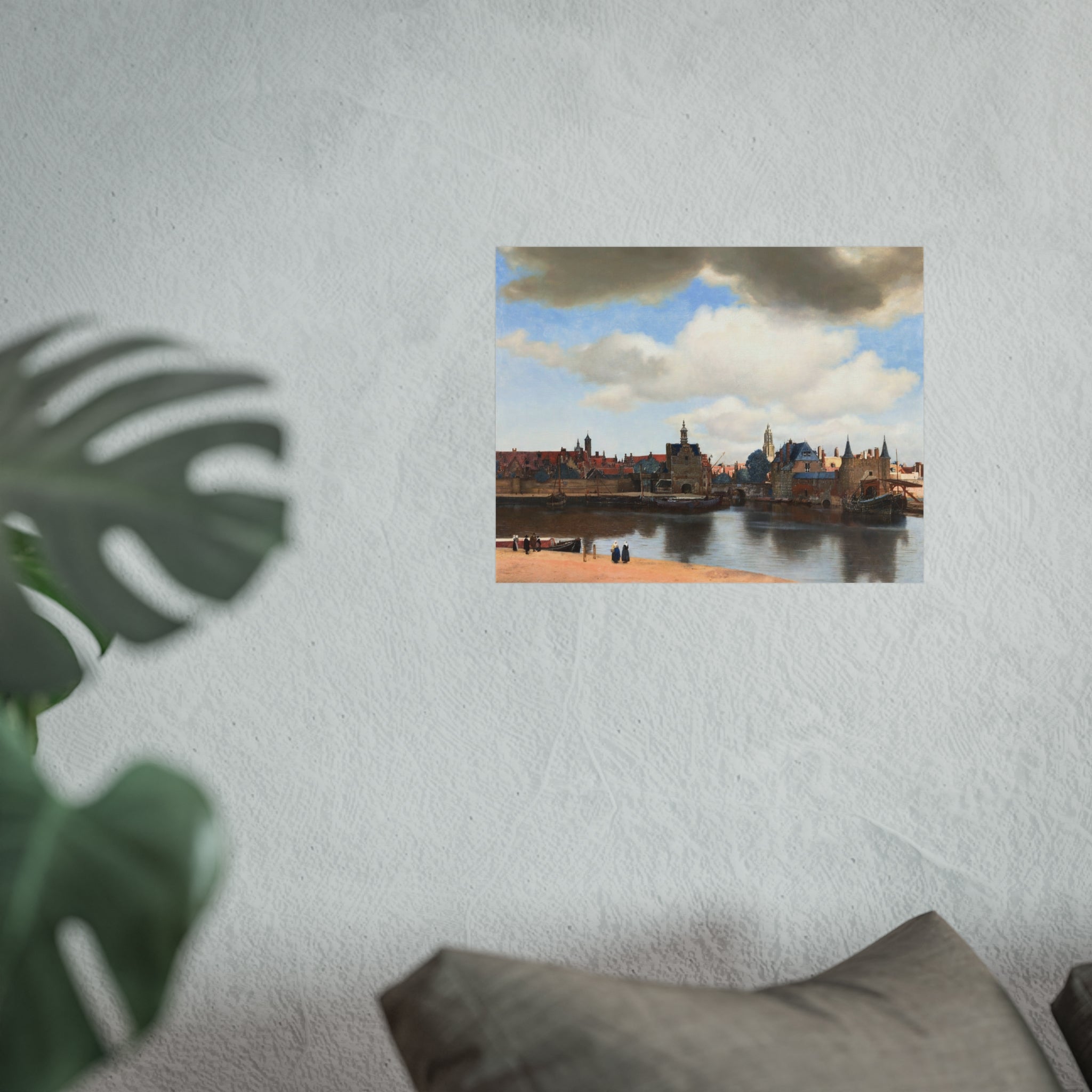 Johannes Vermeer - View of Delft - 92 - Mauritshuis | Fine Art Poster