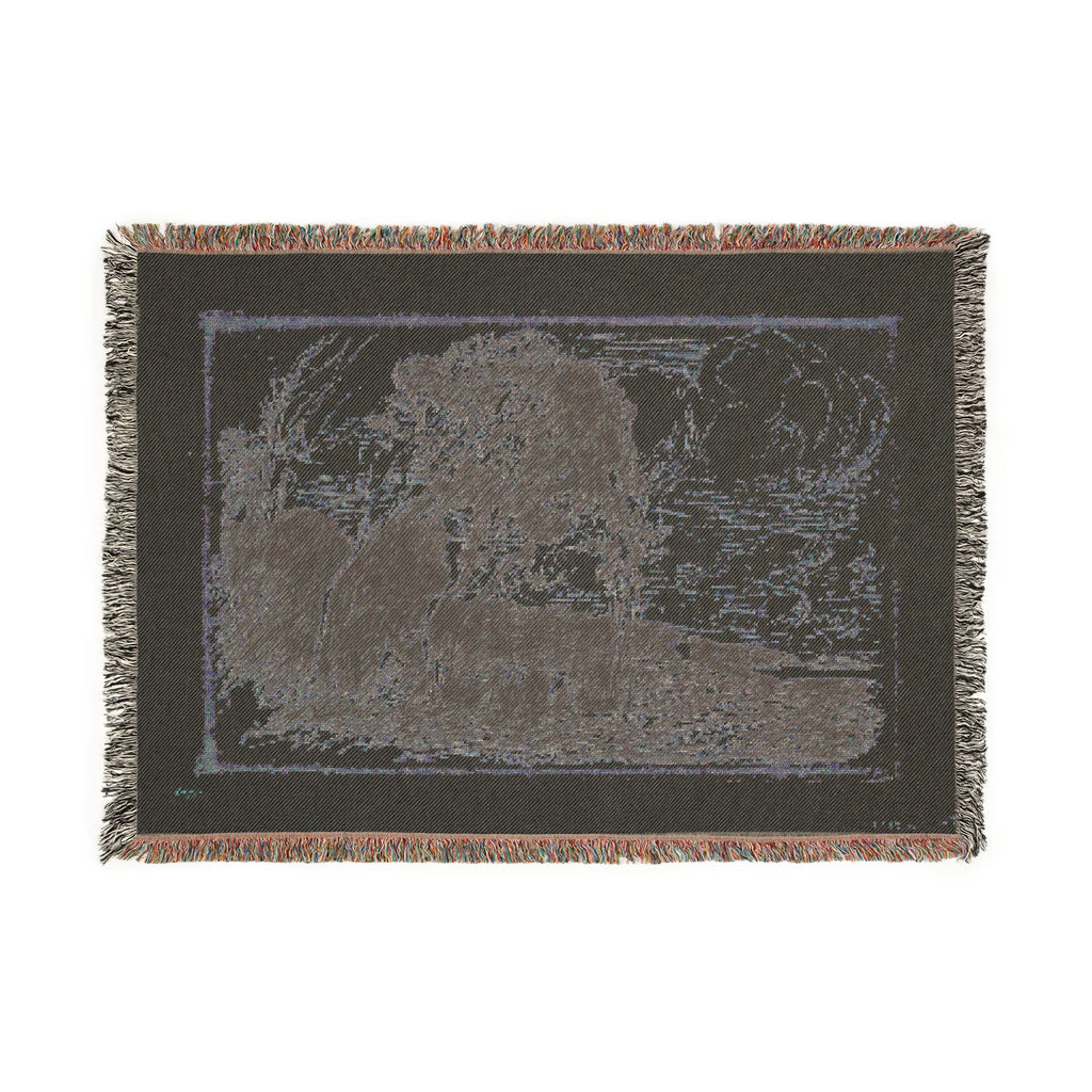 Jean Baptiste Camille Corot - Souvenir of the Fortifications of Douai | Woven Tapestry Blanket