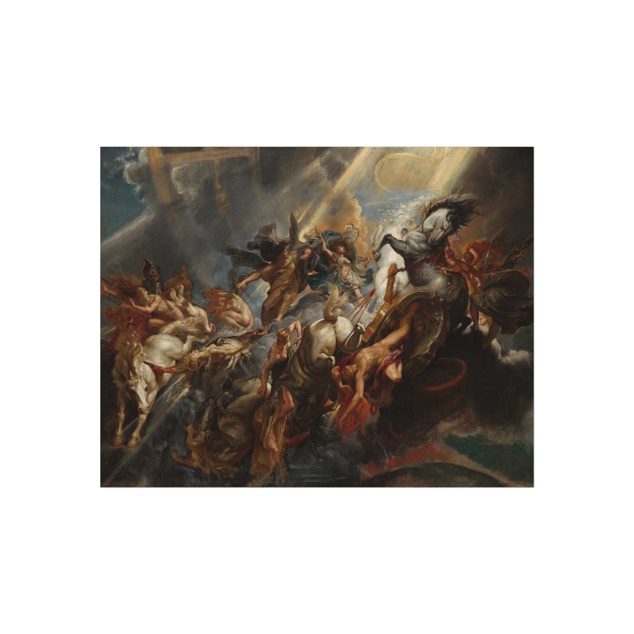 Peter Paul Rubens - The Fall of Phaeton (National Gallery of Art) | Fine Art Poster