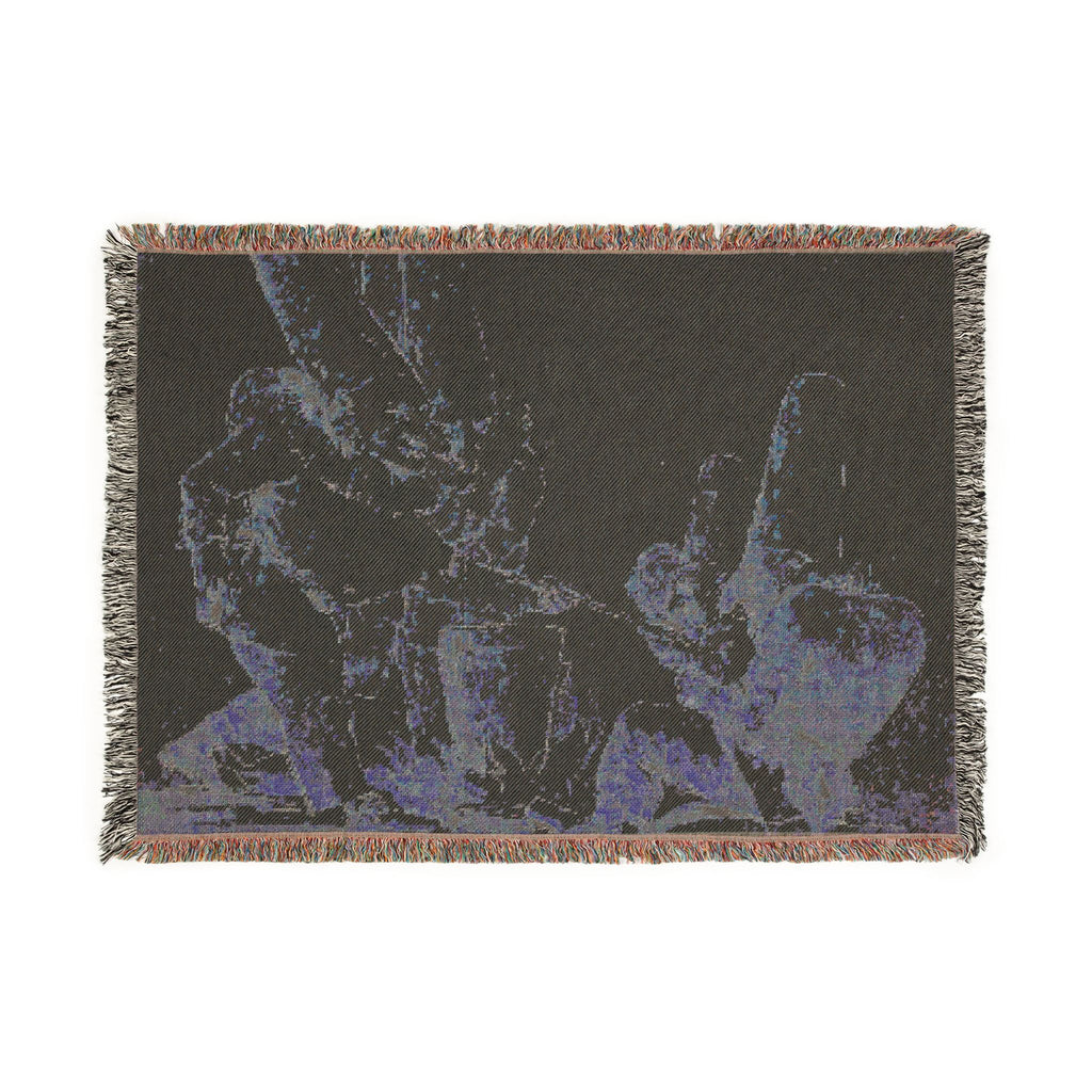 Giovanni Battista Tiepolo - Punchinellos Cooking and Tasting Gnocchi (Punchinellos' Repast) | Woven Tapestry Blanket