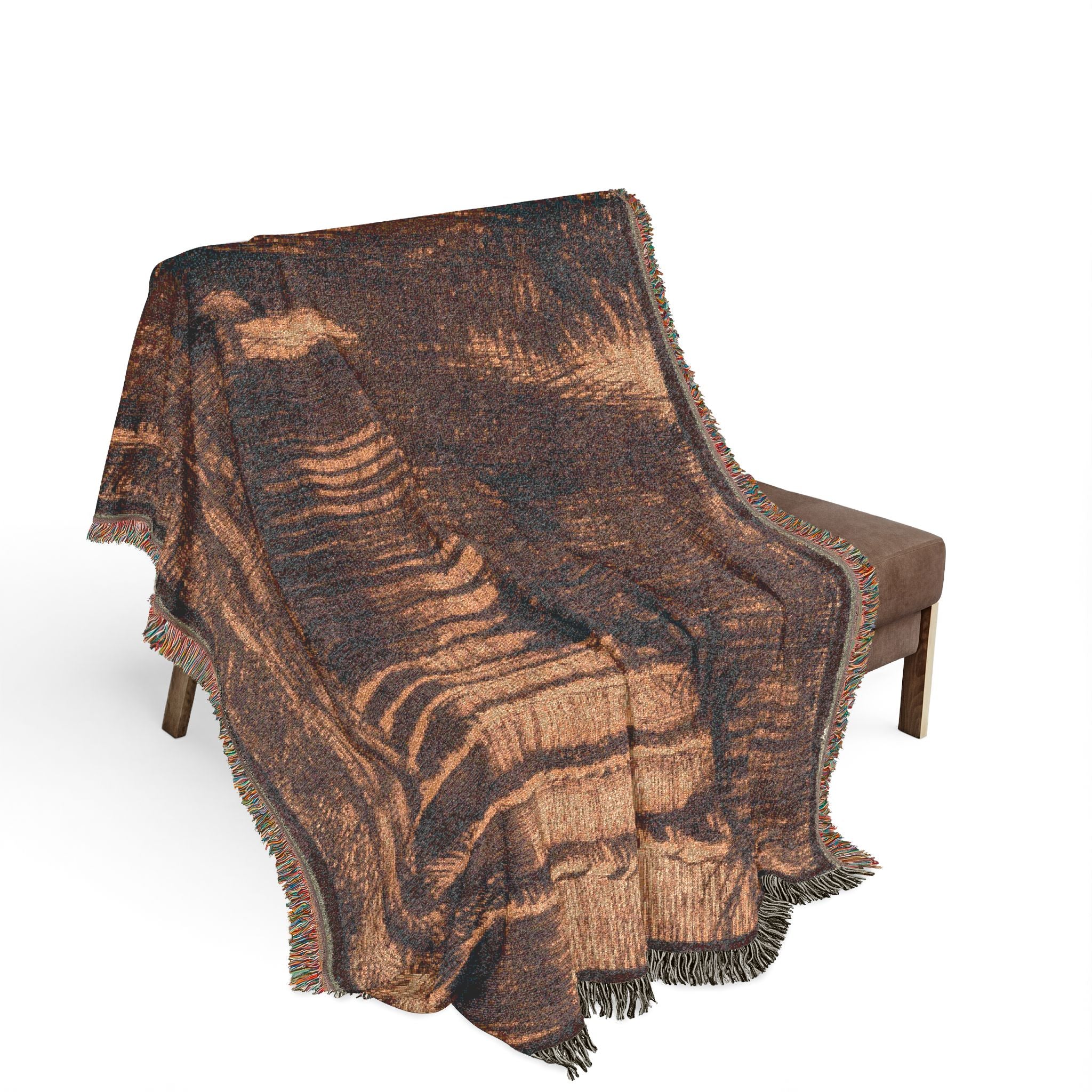Avenue of Pollard Birches and Poplars Vincent van Gogh Tapestry Blanket