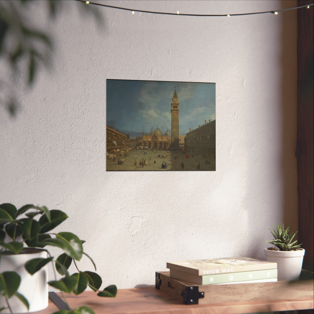 Giovanni Antonio Canal, il Canaletto - Piazza San Marco - WGA03883 | Fine Art Poster