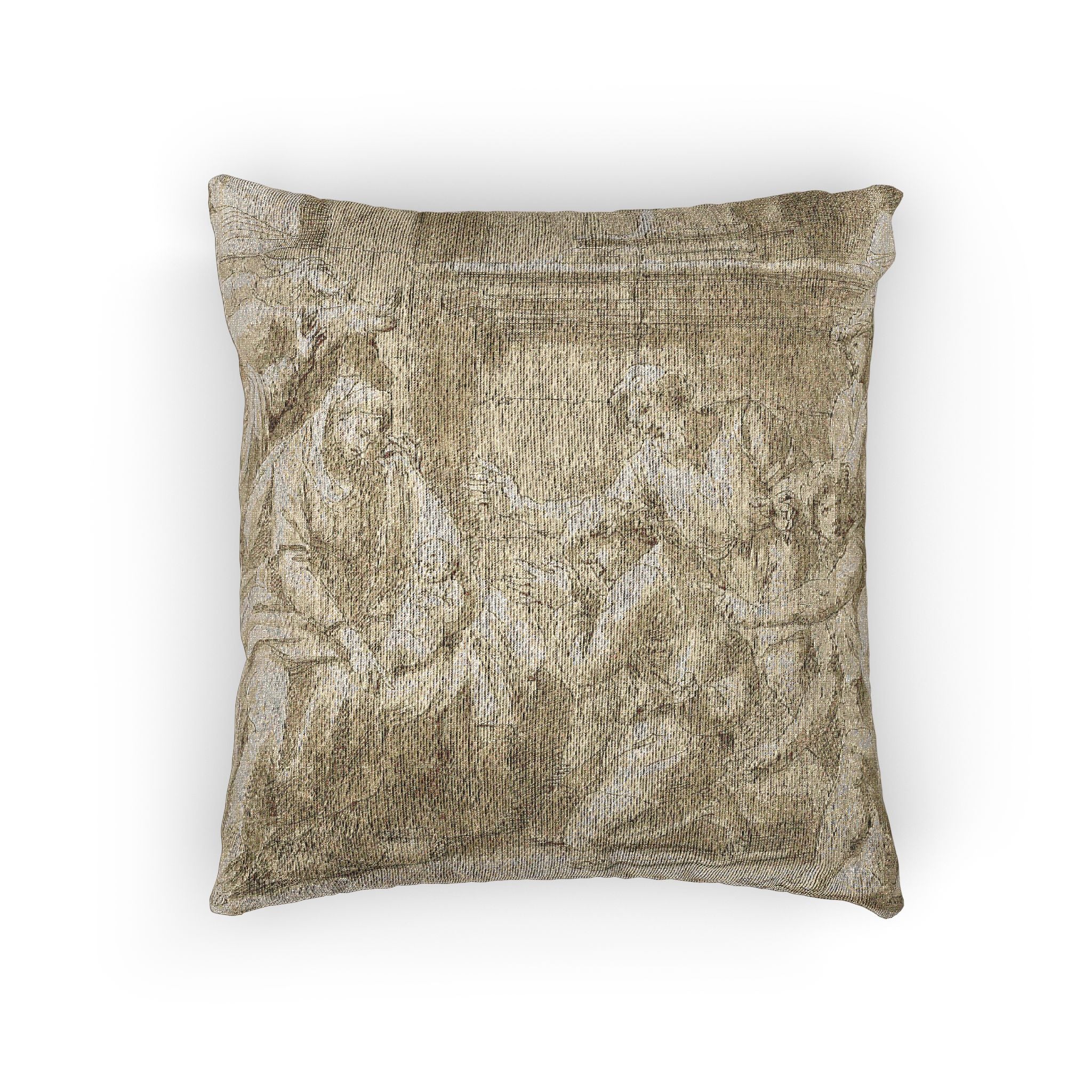 Nicolas Poussin - Adoration of the Shepherds | Woven Pillow