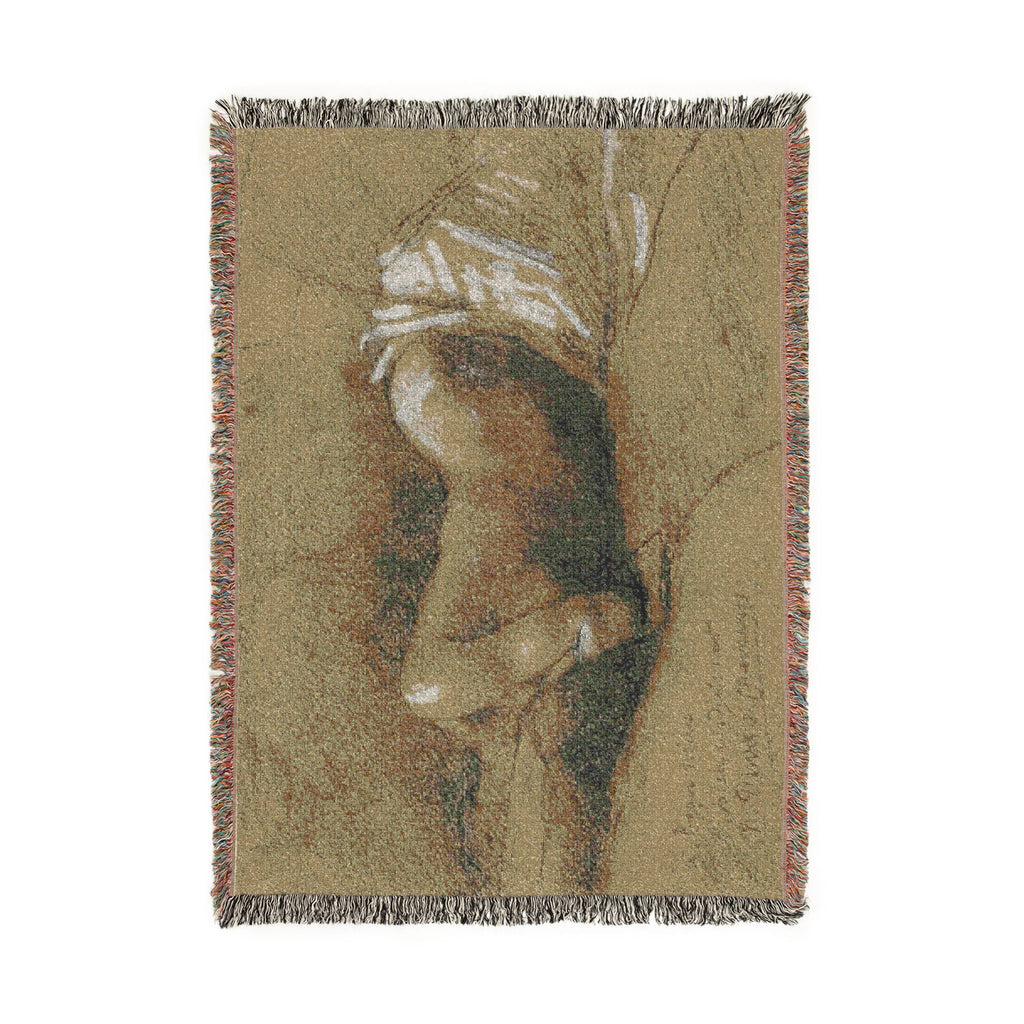 Pierre Puvis de Chavannes - Study of a Sleeping Woman | Woven Tapestry Blanket