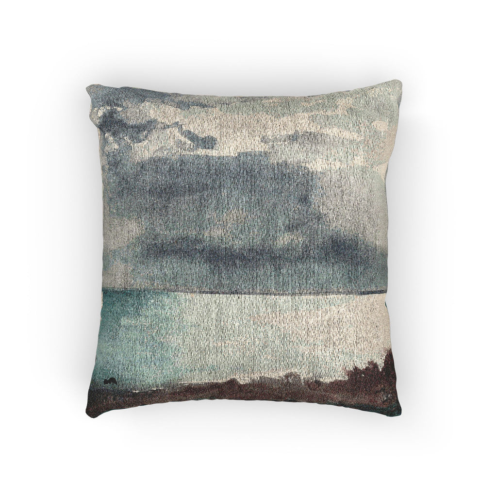 Winslow Homer - Breaking Storm, Coast of Maine | Woven Pillow