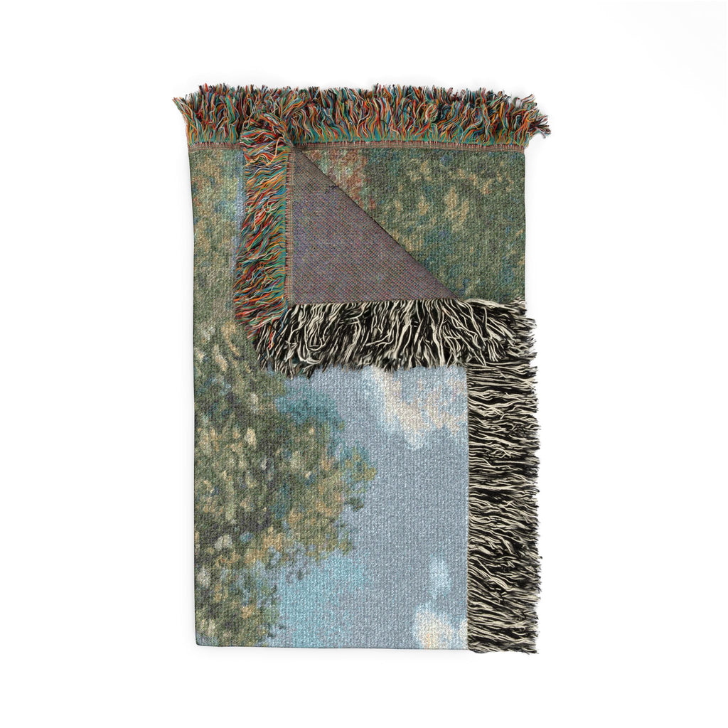 Claude Monet - The Artist's House at Argenteuil | Woven Tapestry Blanket