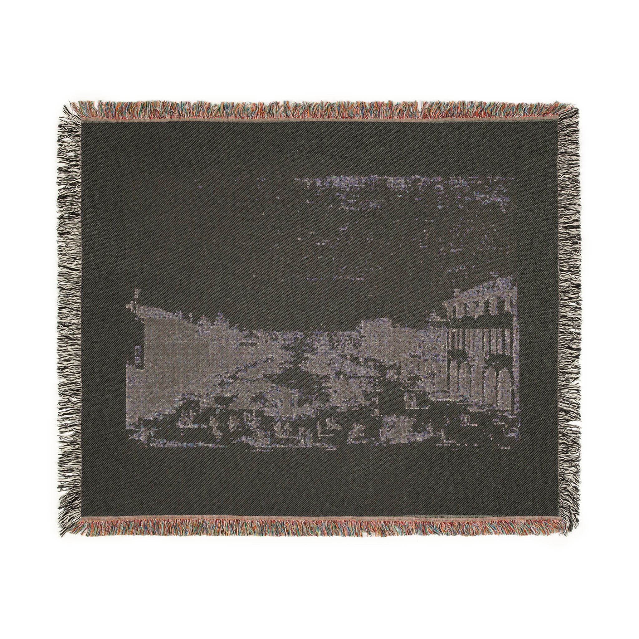 Canaletto - Mestre, from Vedute | Woven Tapestry Blanket