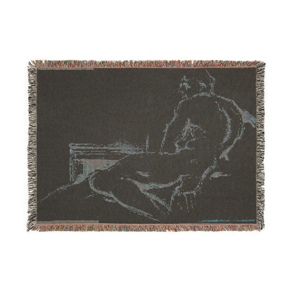 Paul Cezanne - Hercules Resting | Woven Tapestry Blanket