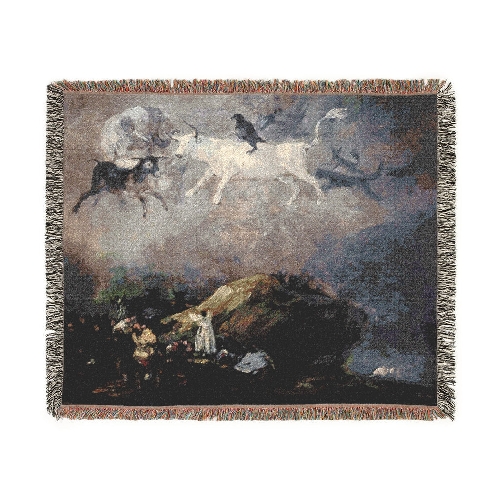 (Agen) Caprice - Francisco de Goya 1818-1819 - Musée des Beaux-Arts d'Agen | Woven Tapestry Blanket