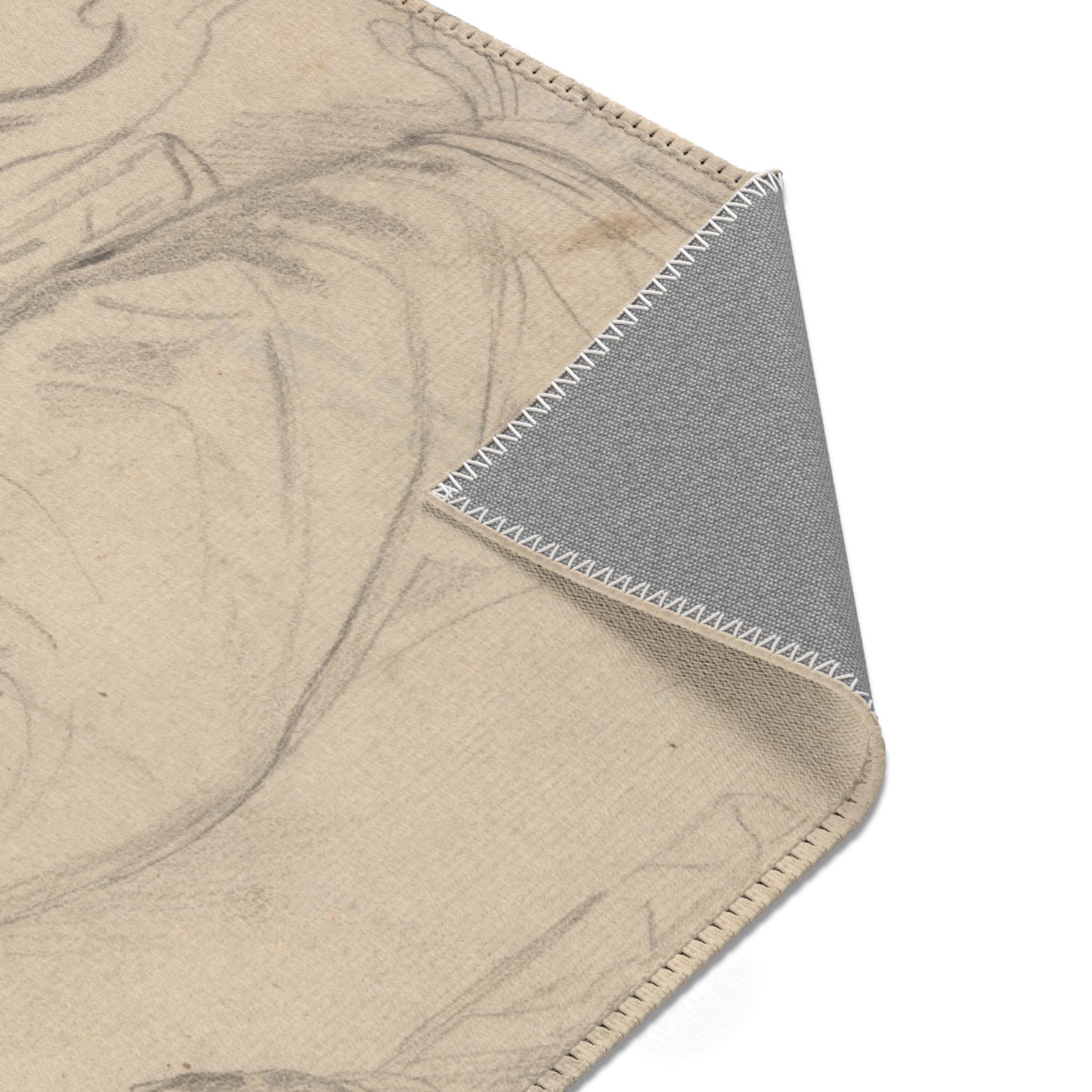 Peter Paul Rubens - Studies of a Roman Sarcophagus | Area Rug