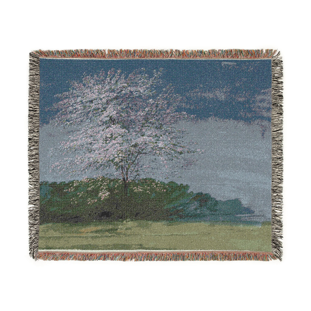 William Turner - Study of a Tree in Bloom | Woven Tapestry Blanket
