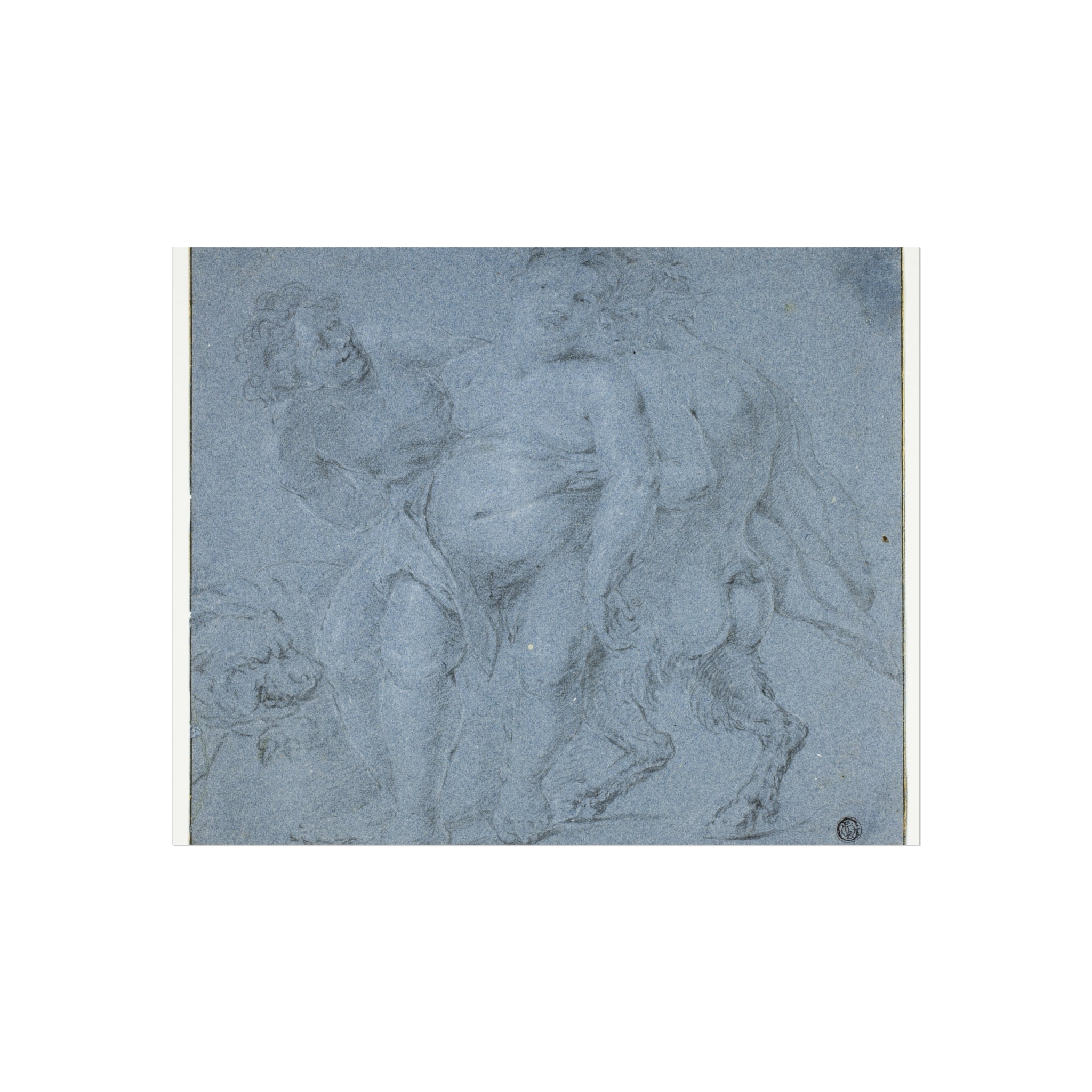 Peter Paul Rubens - Silenus Supported by Two Satyrs | Fine Art Poster