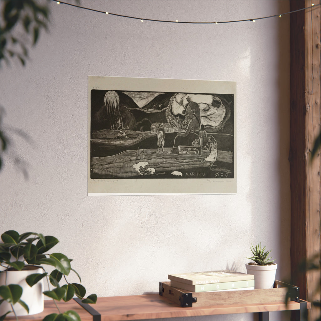 Paul Gauguin - Maruru (Offerings of Gratitude), from the Noa Noa Suite | Fine Art Poster