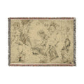 Anthony van Dyck - Young Bacchus and Companions | Woven Tapestry Blanket