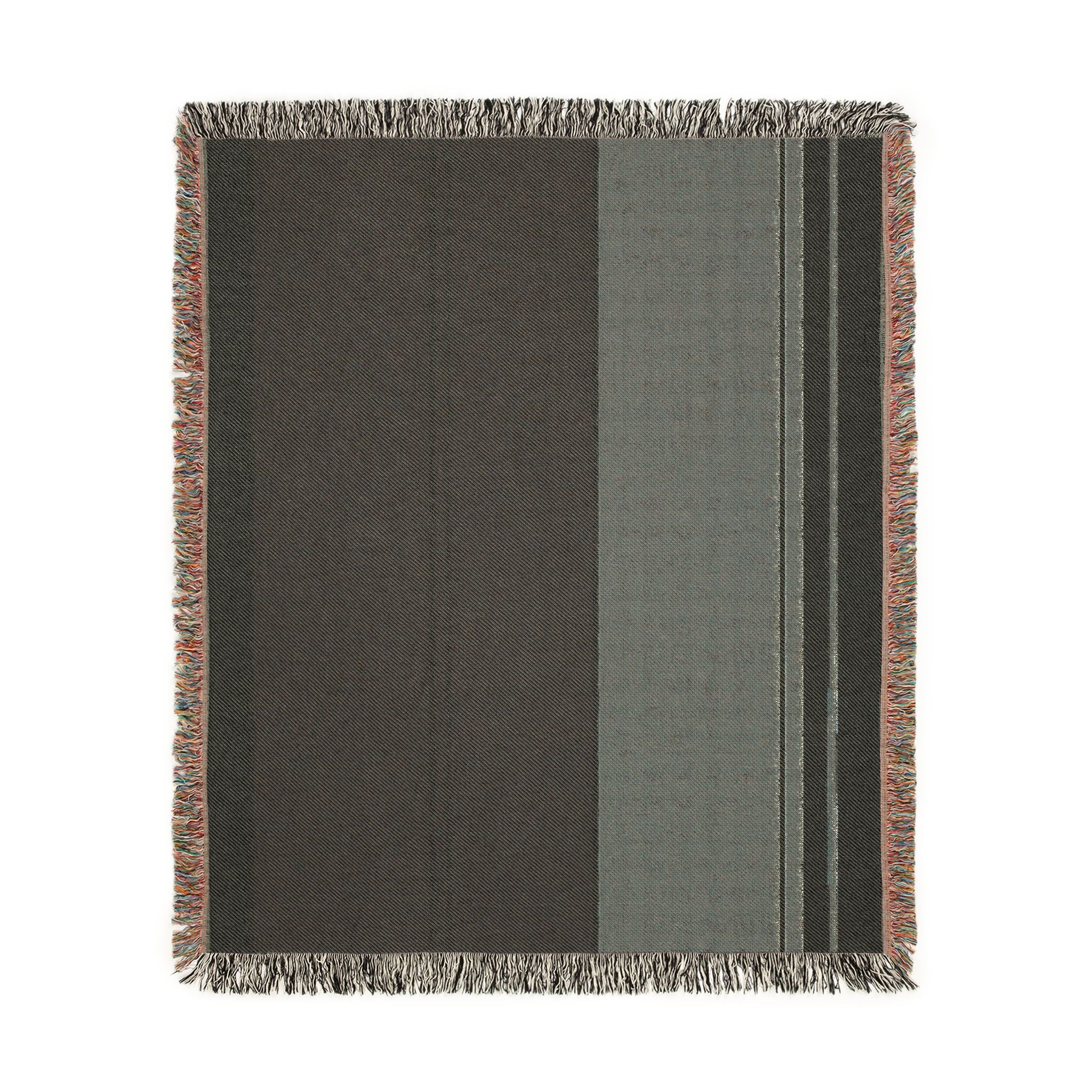 Orchard Throw — Stone · Fig · Warm White