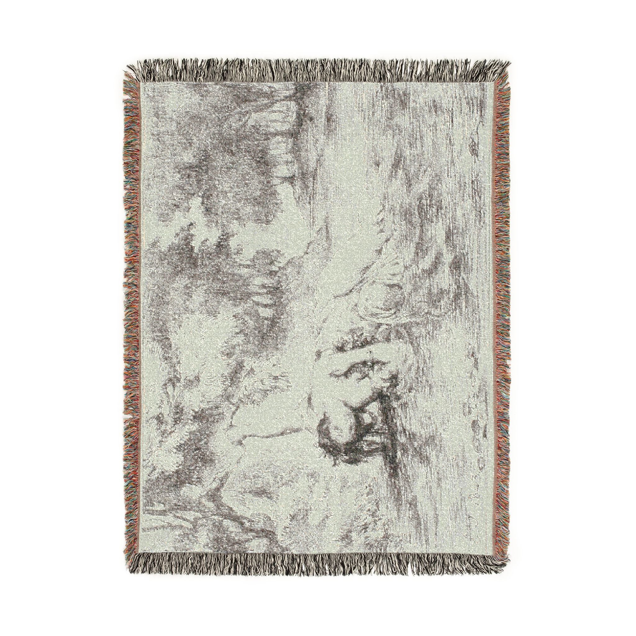 Eugène Delacroix - Ophelia's Death | Woven Tapestry Blanket